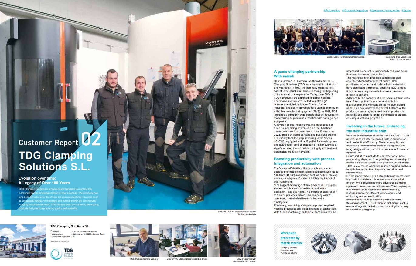 TDG en Mazak CyberWorld